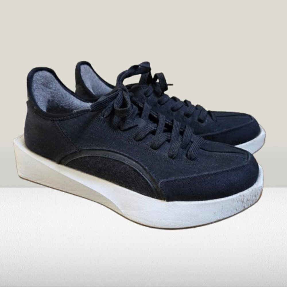 Allbirds Riser Everyday Cotton Canvas Sneakers in Natural Black